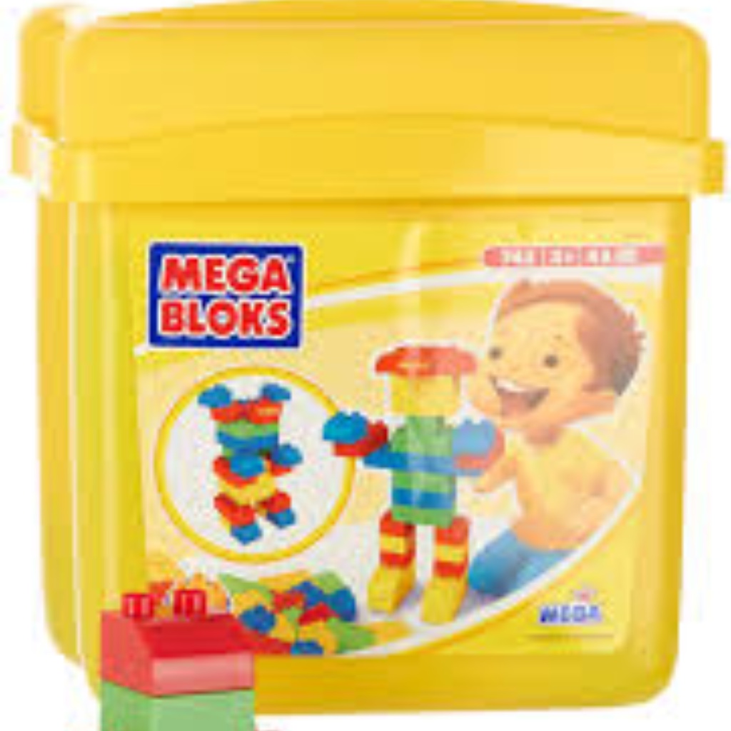 Mega Bloks 45Pc Mega Bloks Tub MultColor